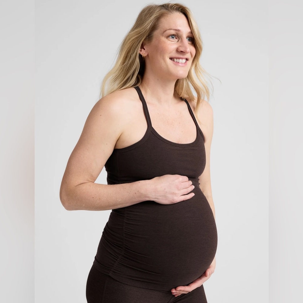 Beyond the Bump Bold Mocha Maternity Top